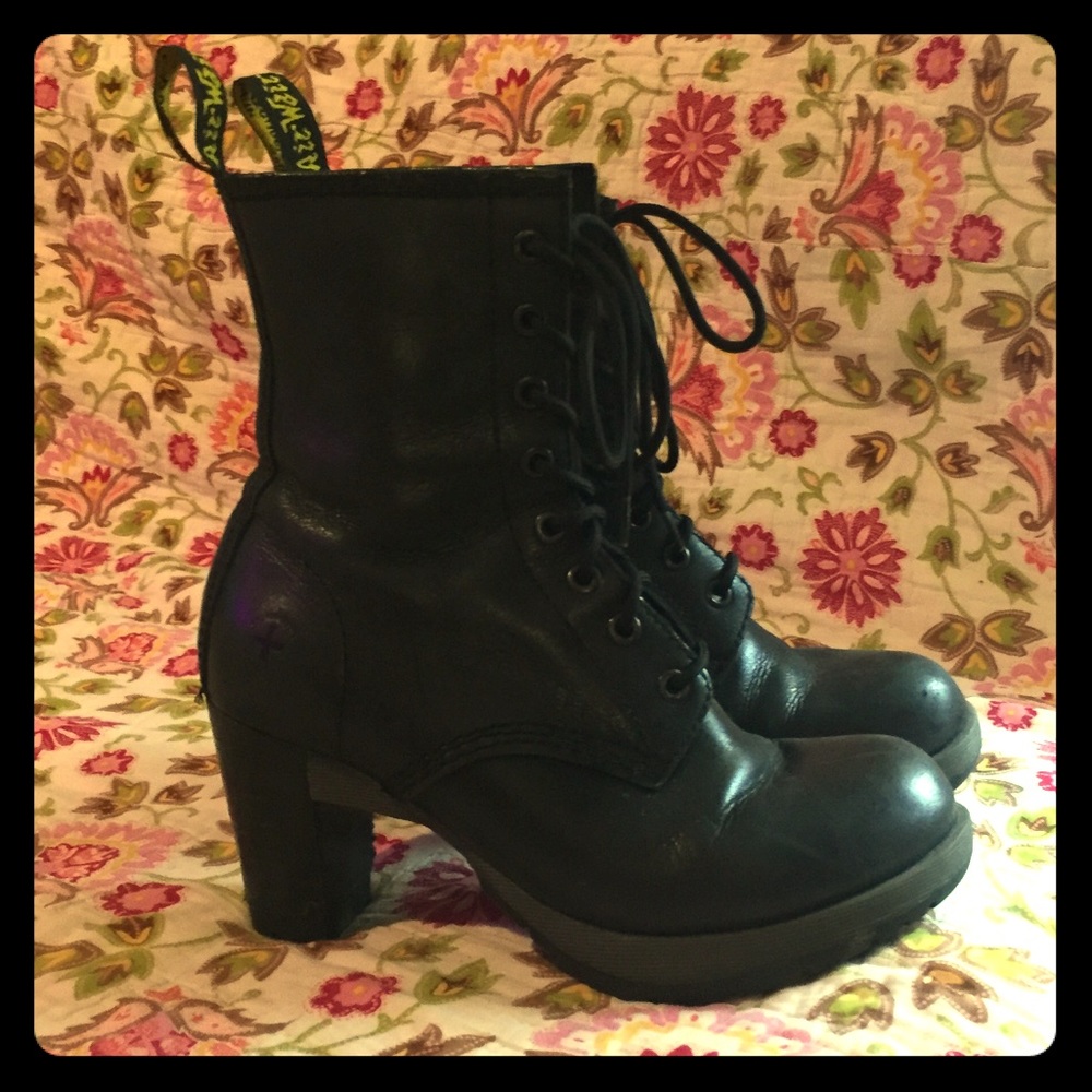 Doc Marten Darcie Heeled Boots by Becca Hiller